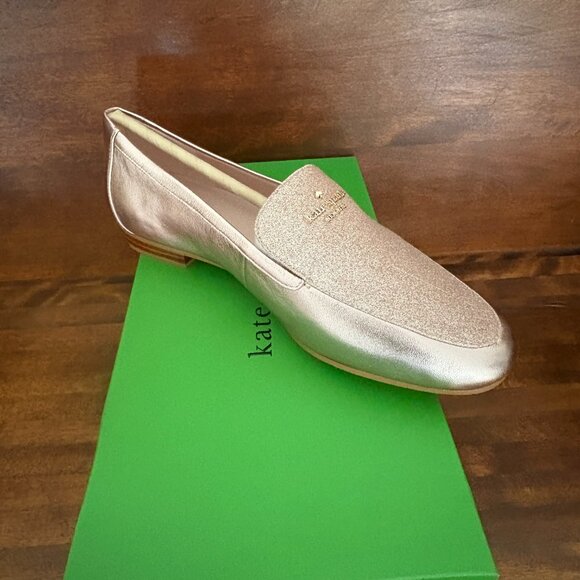Kate Spade New York City Lights Loafer Women's Rose Gold Size 8 New - Picture 5 of 13